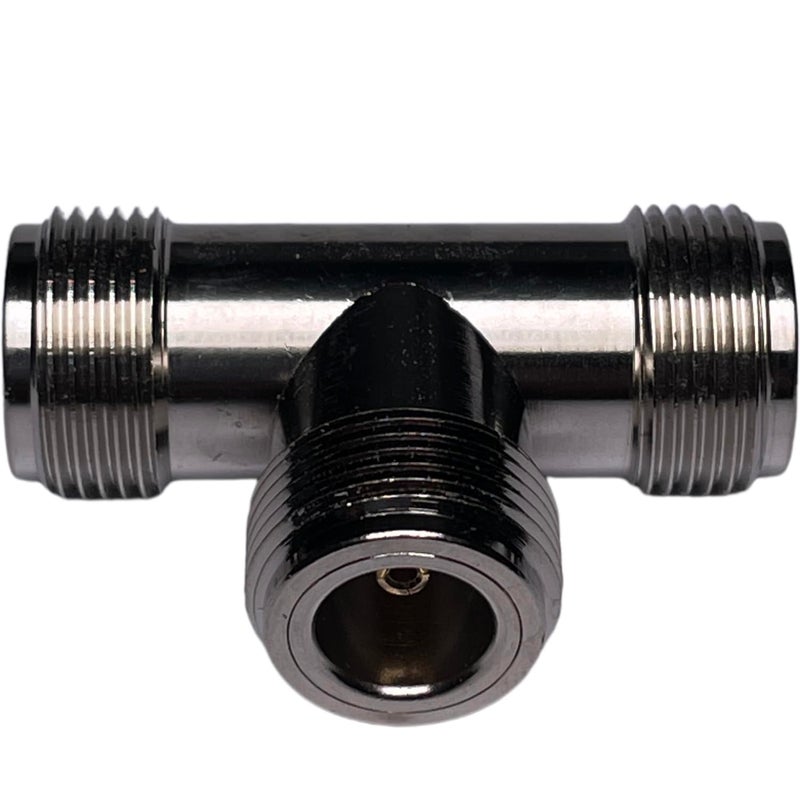CESS N-Type 3-Way Female Coaxial Splitter Adapter - 2 Pack - Image 3